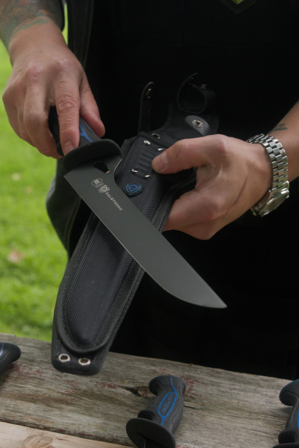 Offset Slicing & Carving Knife 10" | Night Shark Series | NSF Certified | Dalstrong ©