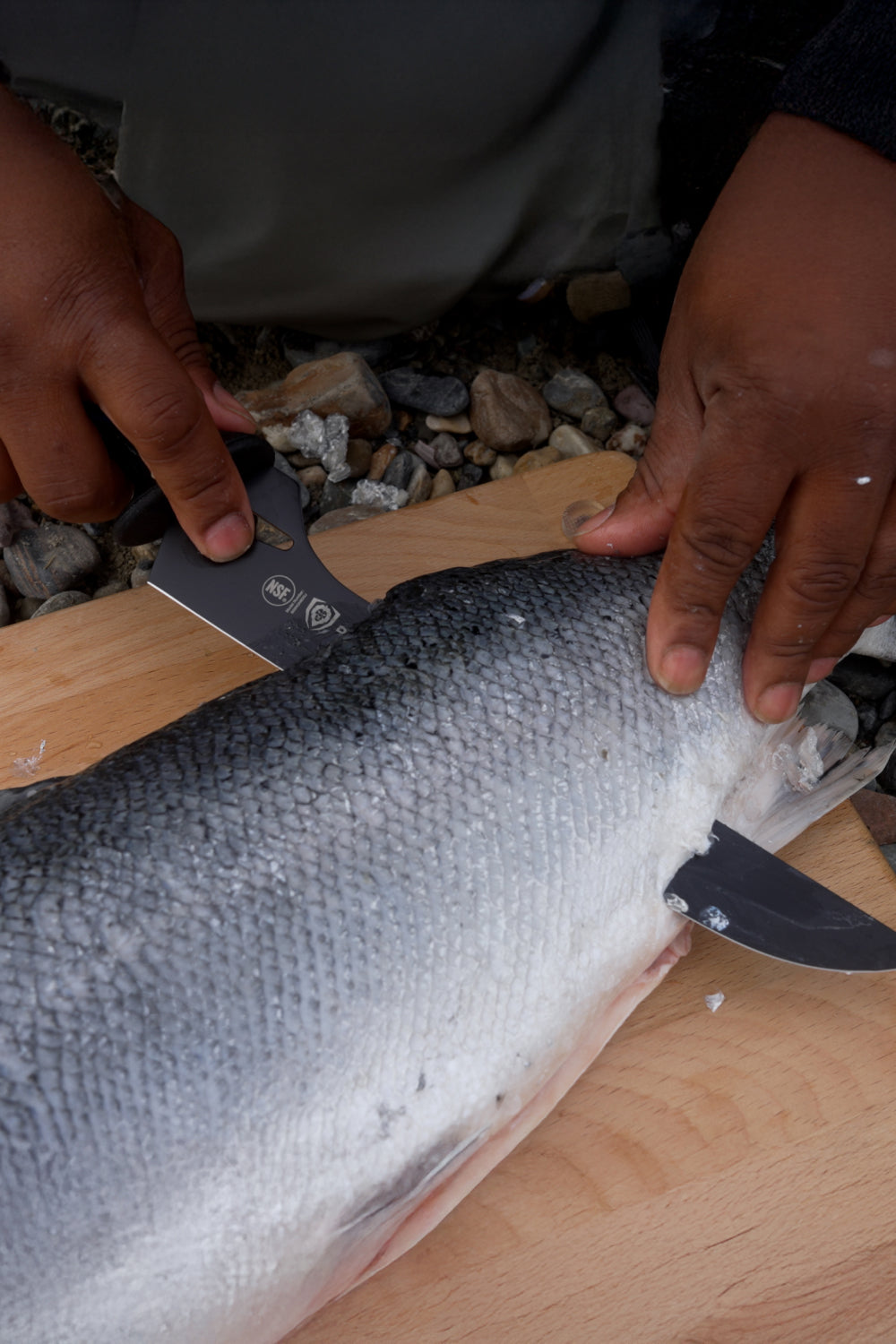 Offset Slicing & Carving Knife 10" | Night Shark Series | NSF Certified | Dalstrong ©