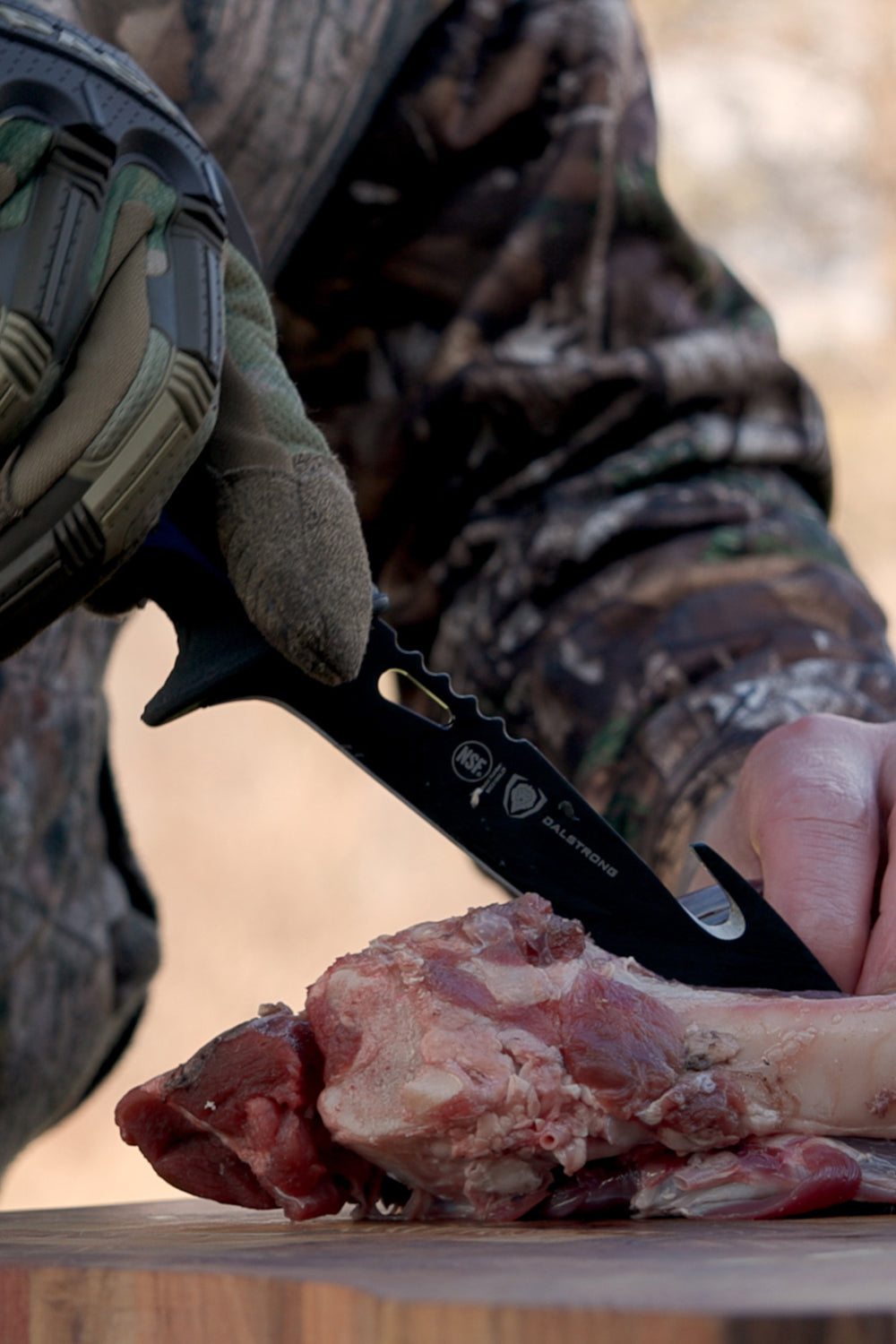 3-Piece Knife Set | Boning Knife, Hook Knife, Mini Cleaver | Night Shark Series | NSF Certified | Dalstrong ©