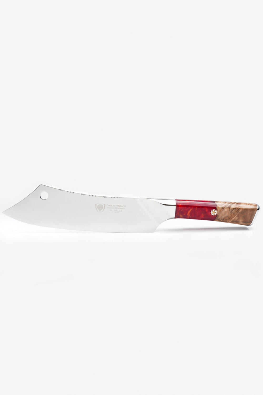 Chef & Cleaver Crixus Knife 8" | Red Handle | Valhalla Series | Dalstrong ©