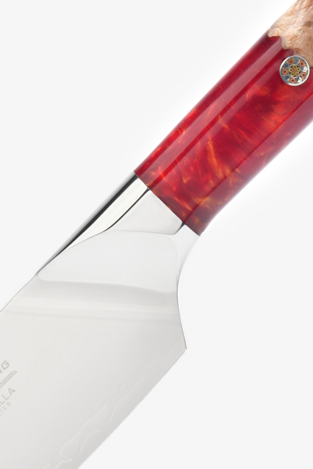 Chef & Cleaver Crixus Knife 8" | Red Handle | Valhalla Series | Dalstrong ©
