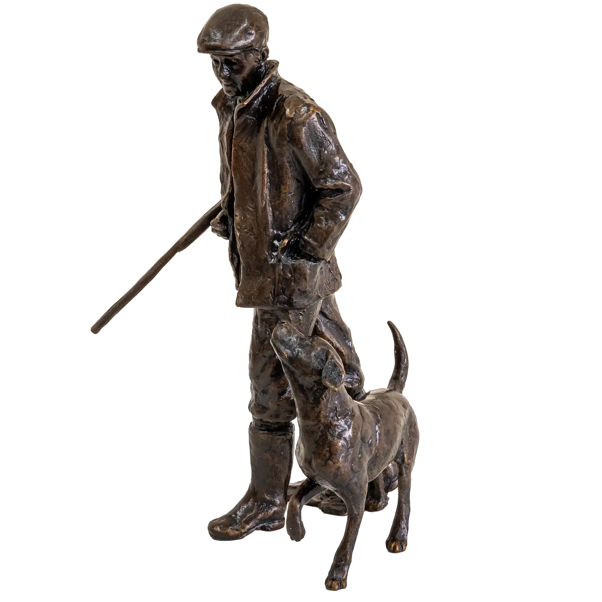 Richard Cooper Bronze Country Pursuits Collection Close Company Figurine