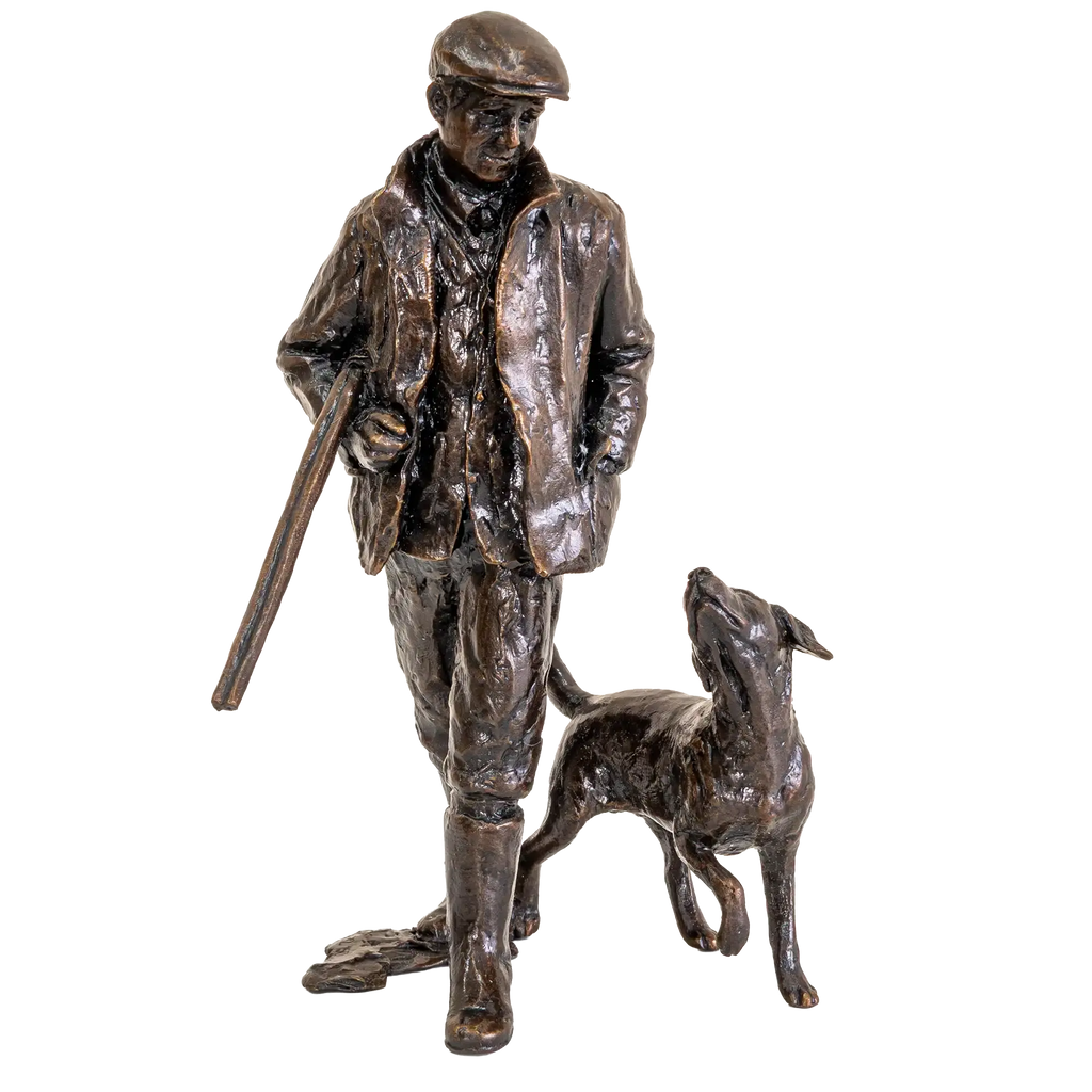 Richard Cooper Bronze Country Pursuits Collection Close Company Figurine