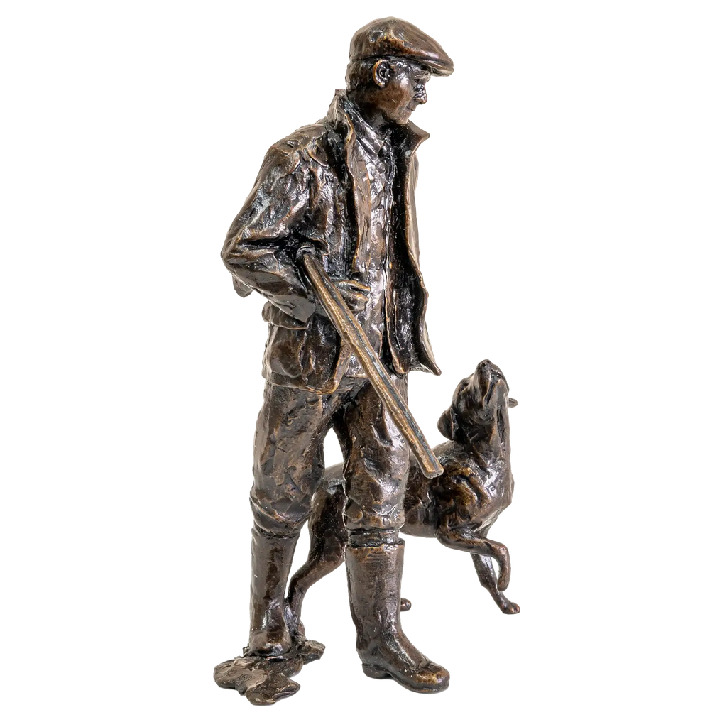 Richard Cooper Bronze Country Pursuits Collection Close Company Figurine