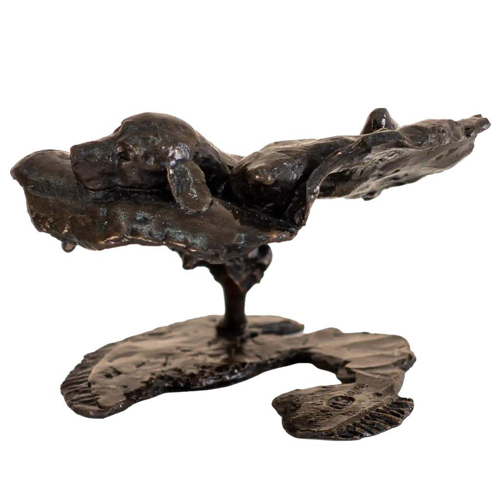Richard Cooper Limited Edition Bronze Labrador in Arm Chair Figurine