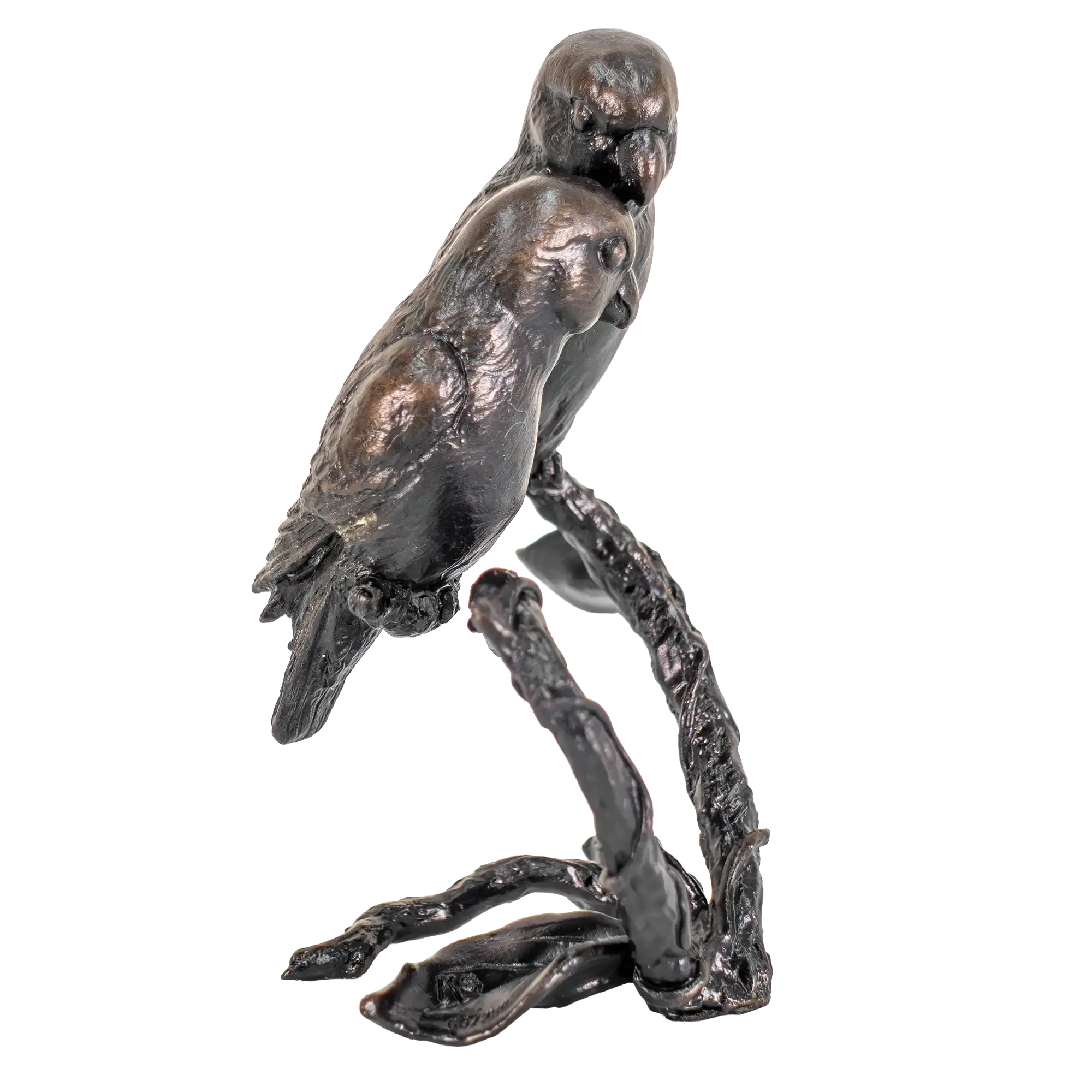 Richard Cooper Bronze Birds Collection Lovebirds