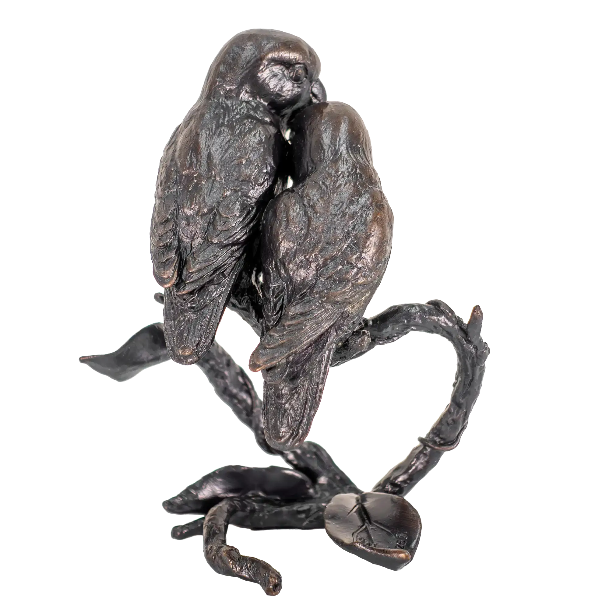 Richard Cooper Bronze Birds Collection Lovebirds