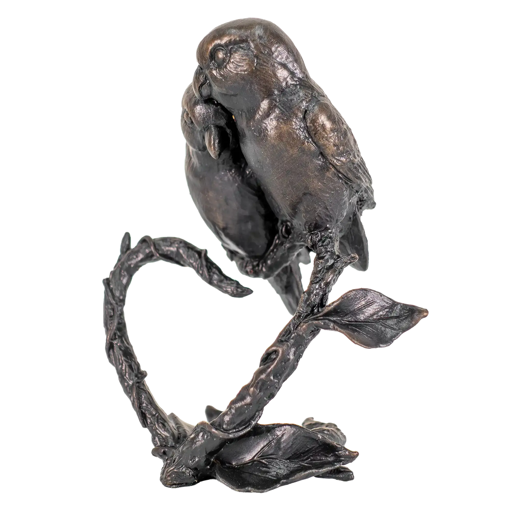 Richard Cooper Bronze Birds Collection Lovebirds