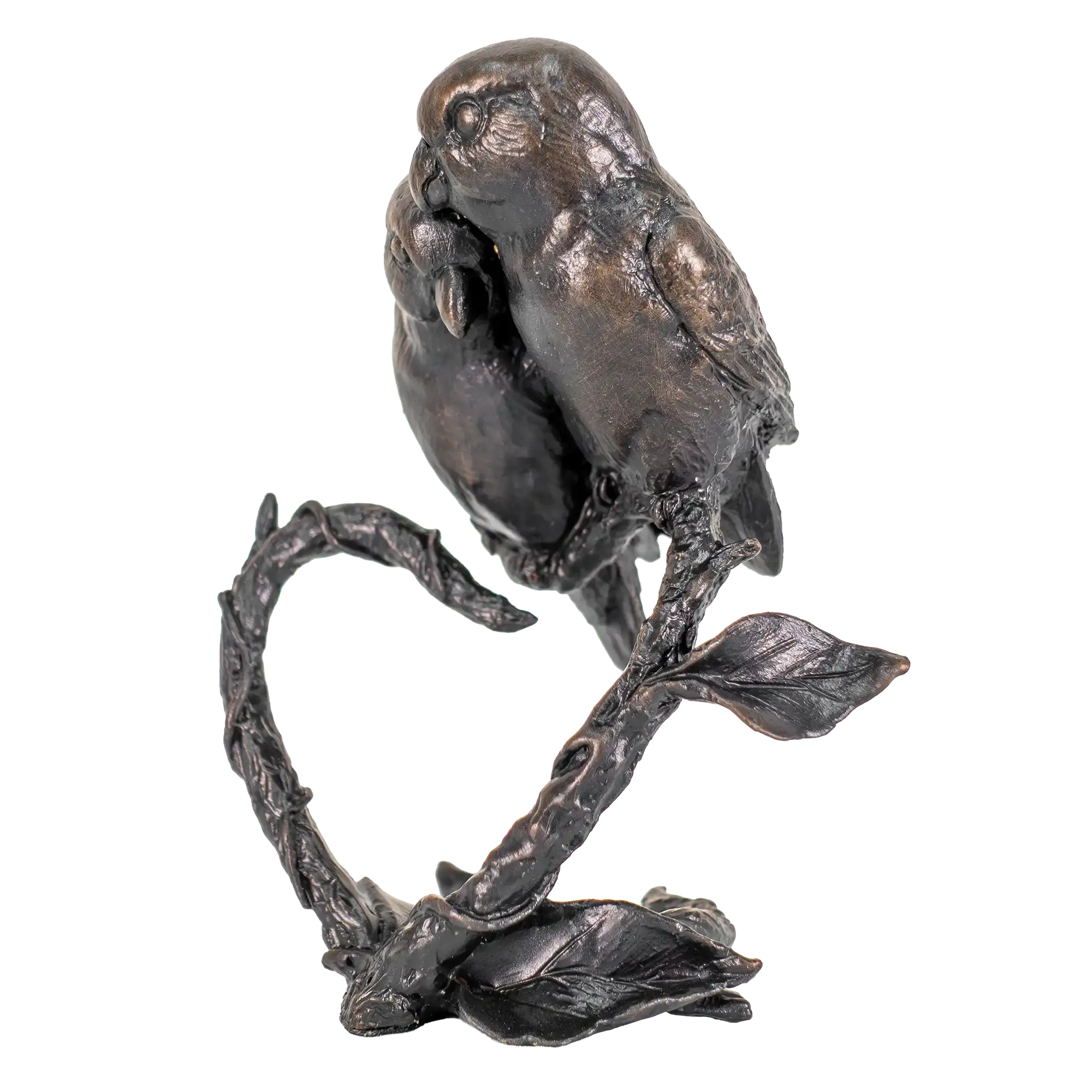 Richard Cooper Bronze Birds Collection Lovebirds