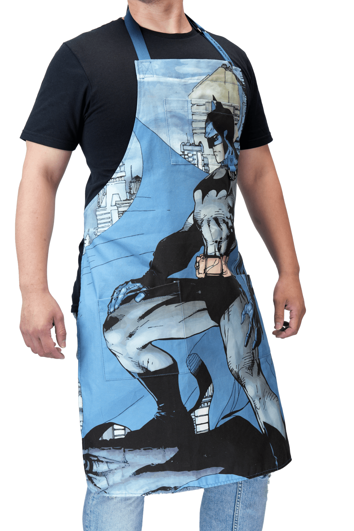 Chef's Apron | Batman™ Edition | Blue Legend | 100% Breathable Cotton | Dalstrong ©