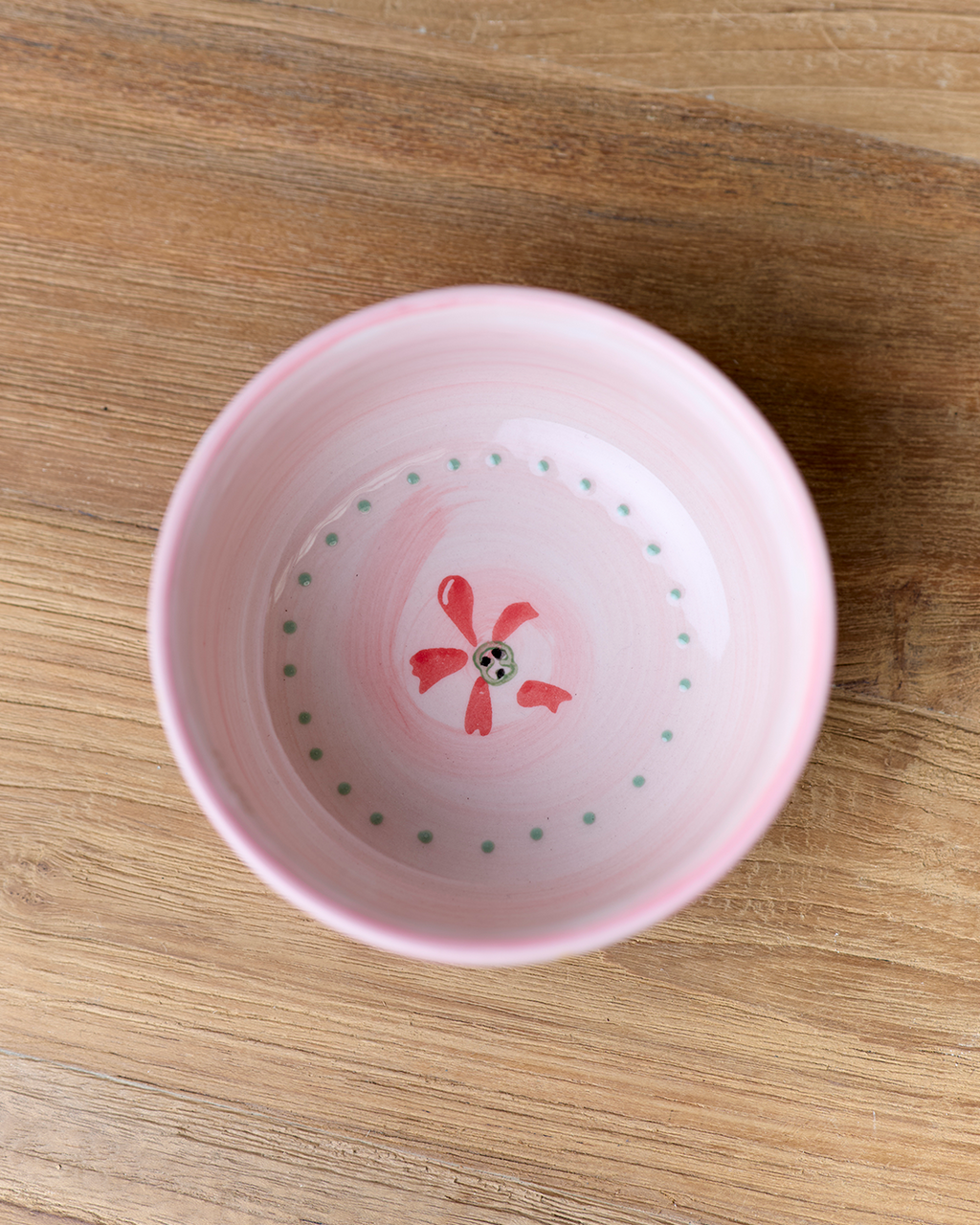 Set of June's Garden Condiment Bowls / Geranium