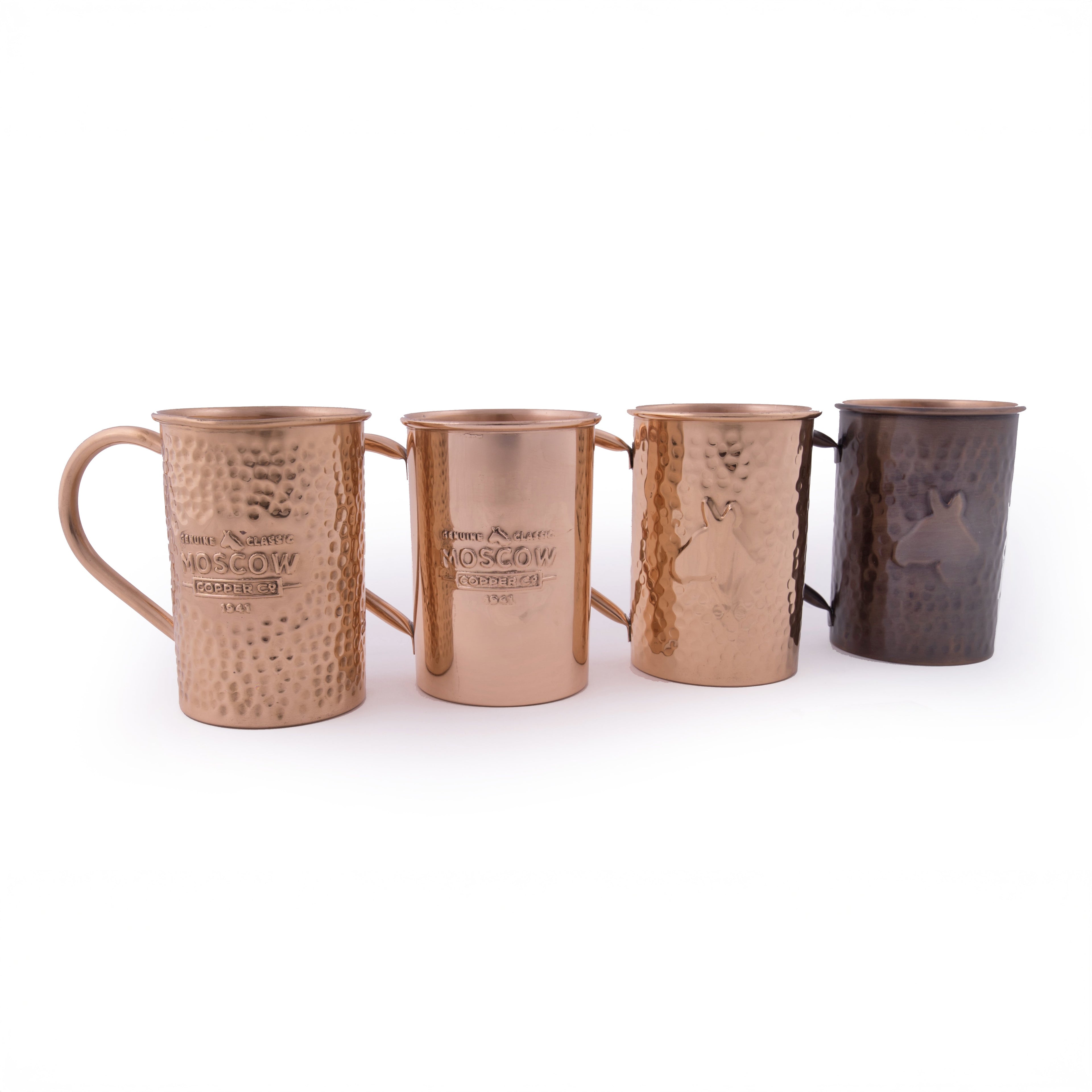 7 Year Anniversary Gift Set with Custom Engraved Copper Mugs