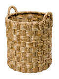 Round Braided Seagrass Basket, Natural