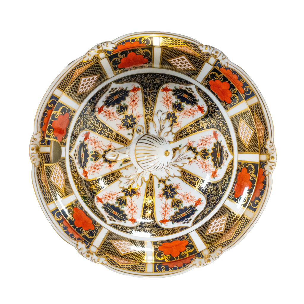 Royal Crown Derby Imari 1128 Soup Tureen & Stand