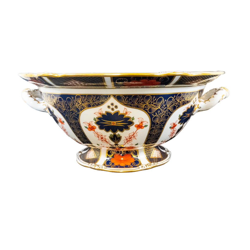 Royal Crown Derby Imari 1128 Soup Tureen & Stand
