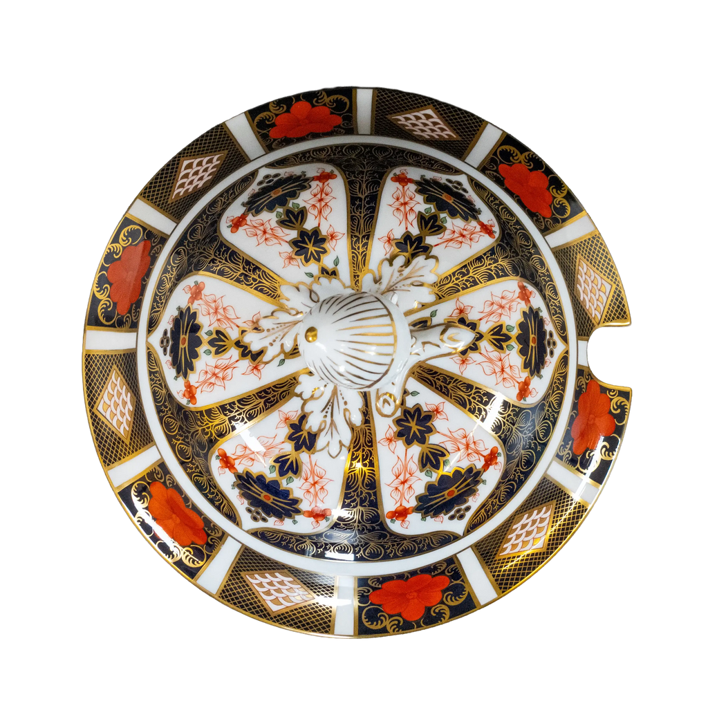 Royal Crown Derby Imari 1128 Soup Tureen & Stand