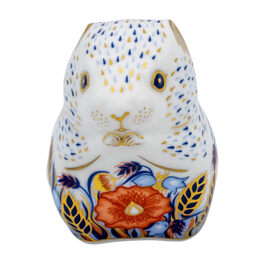 Royal Crown Derby Poppy Mouse Paperweight Bone China