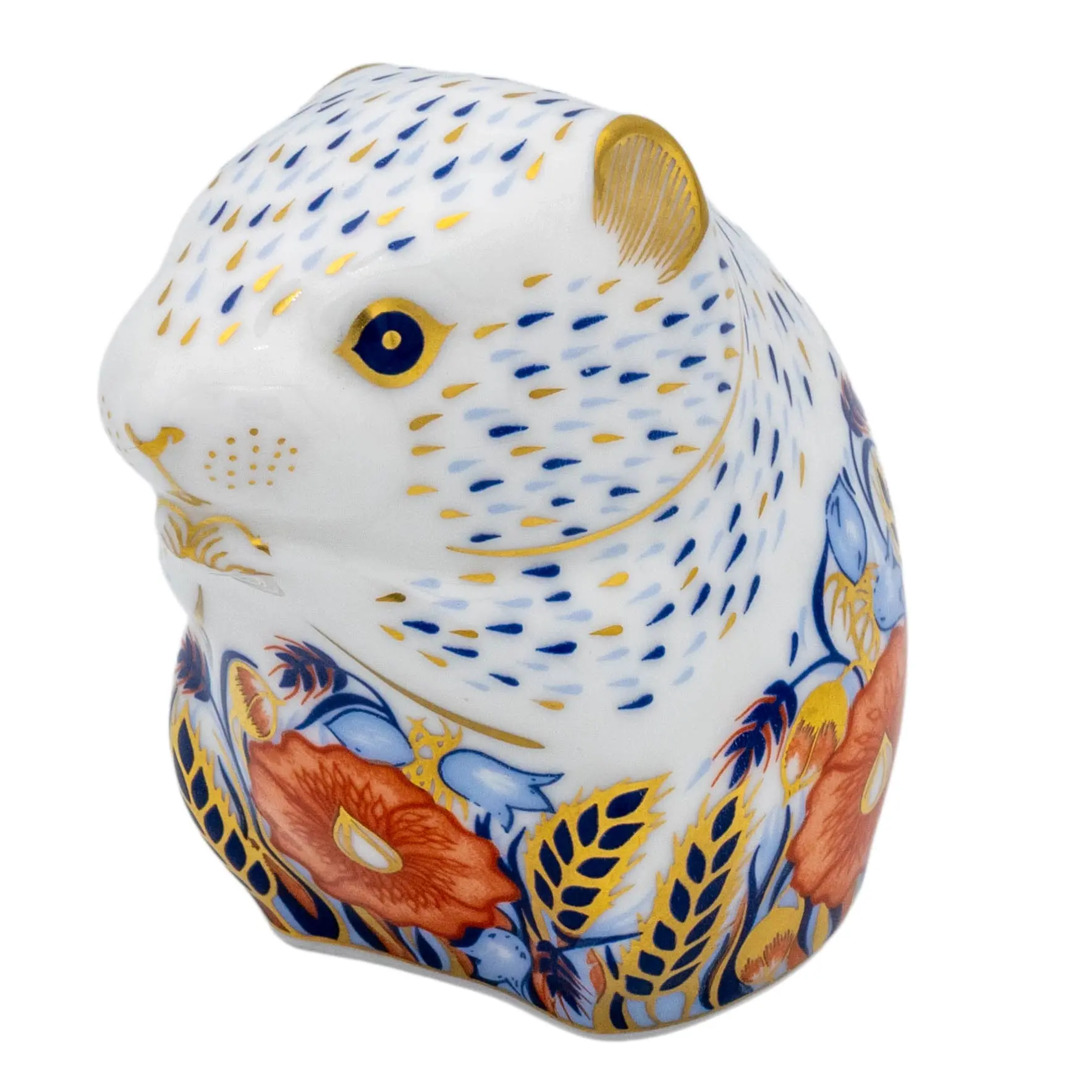Royal Crown Derby Poppy Mouse Paperweight Bone China