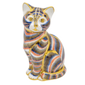 Royal Crown Derby Doulton Cat Paperweight Bone China