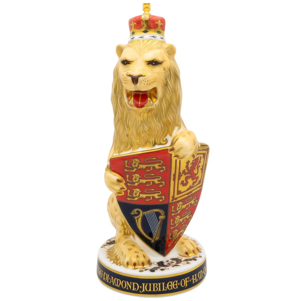 Royal Crown Derby Heraldic Lion (England) Paperweight