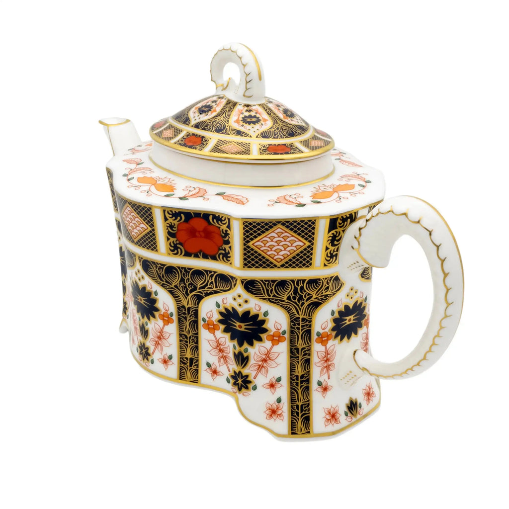 Royal Crown Derby Imari 1128 Ram Teapot