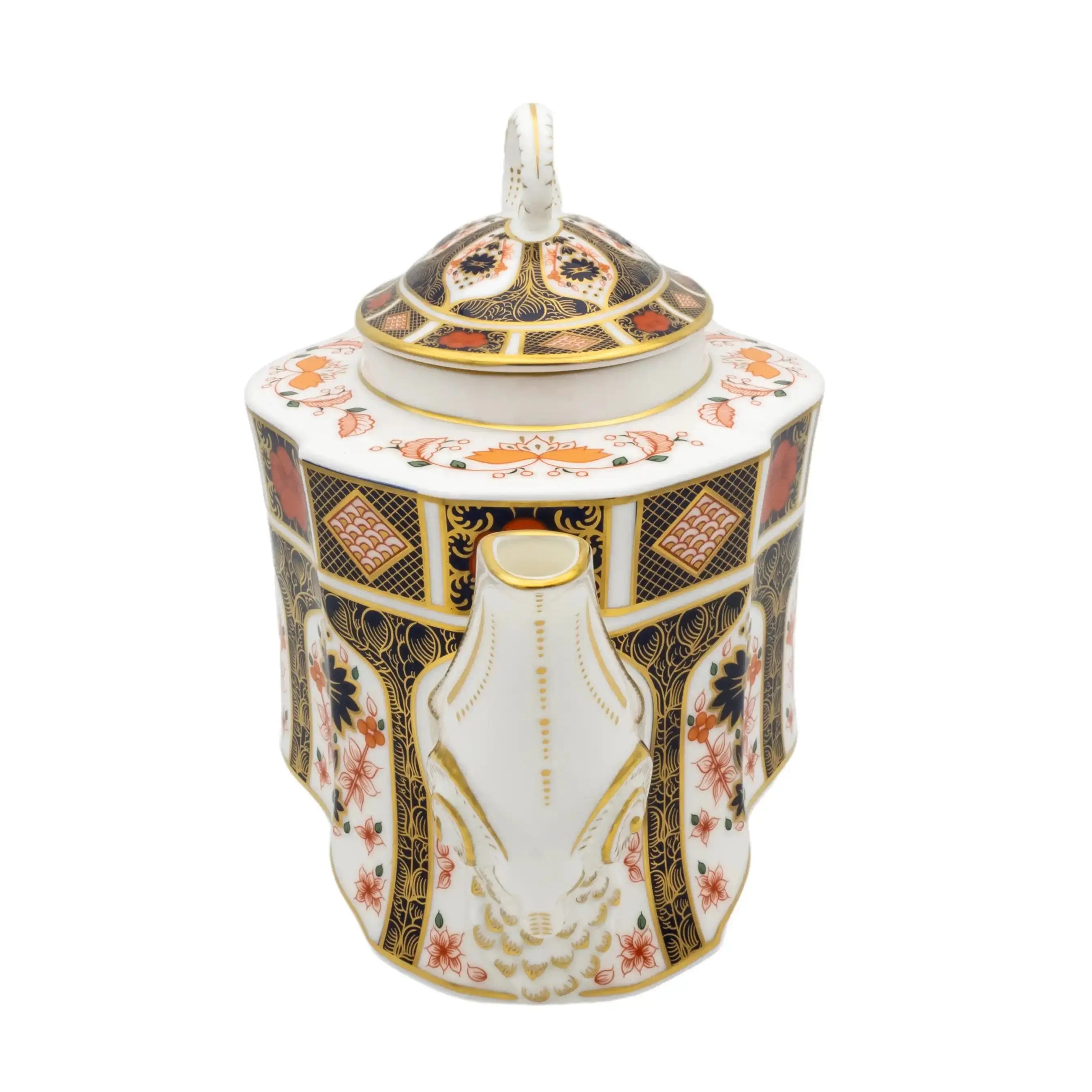 Royal Crown Derby Imari 1128 Ram Teapot