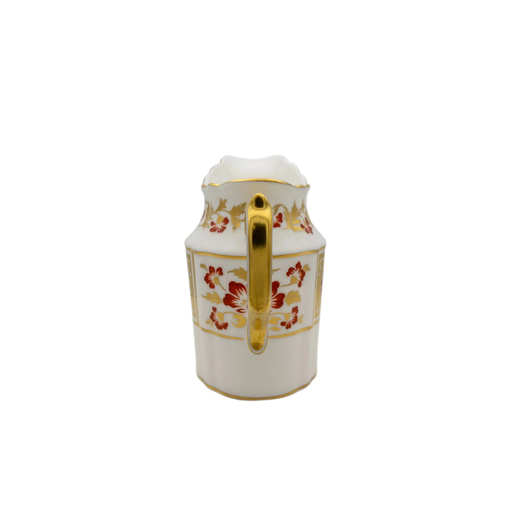 Royal Crown Derby Red Panel Milk Jug