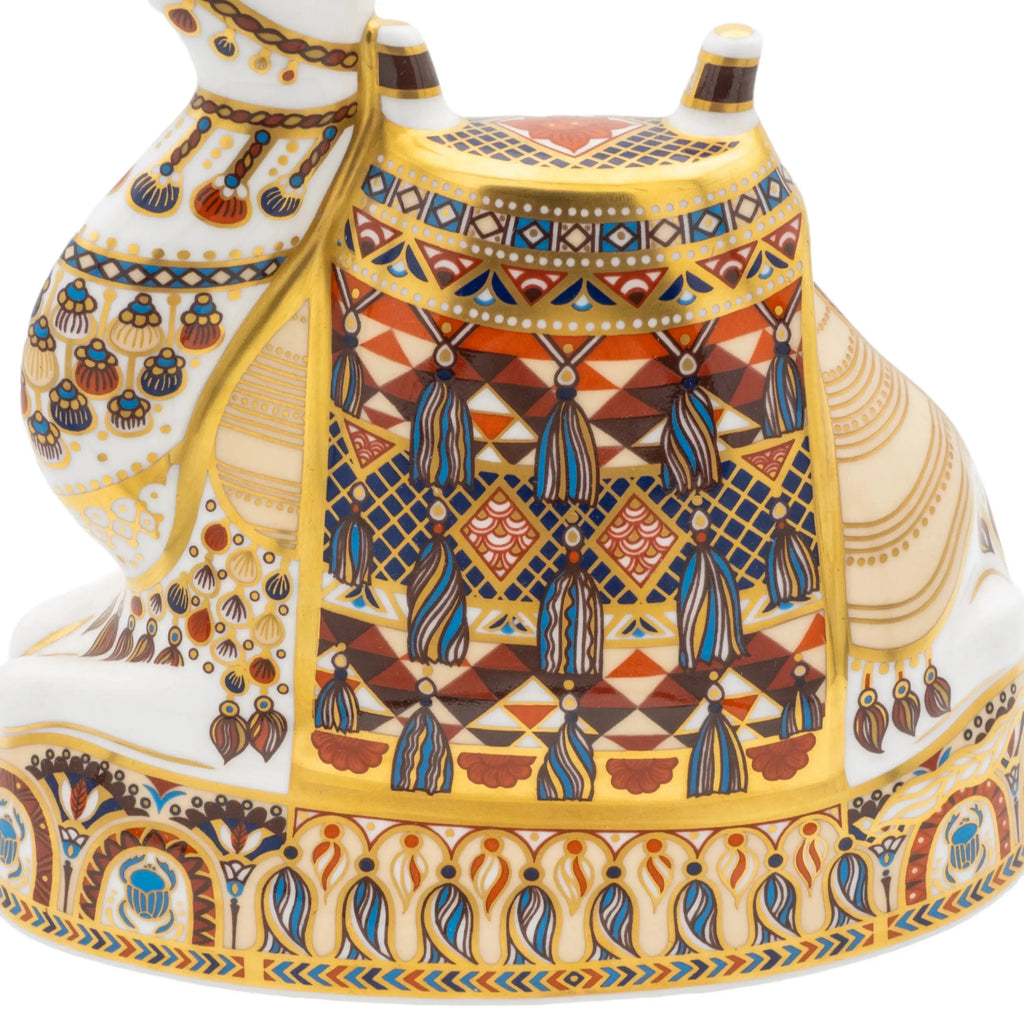 Royal Crown Derby Imari Camel Paperweight