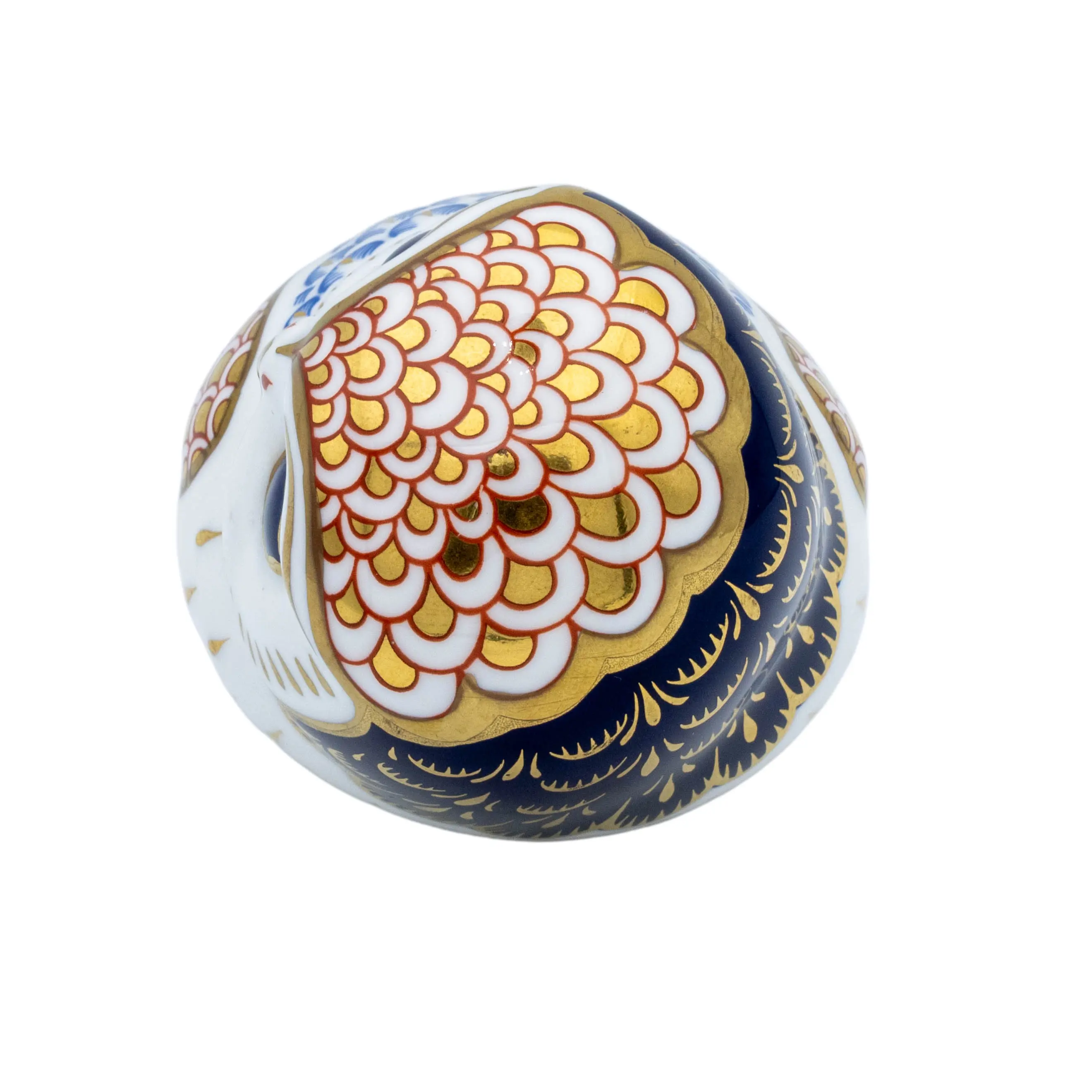 Royal Crown Derby Owl Paperweight Bone China Collectible