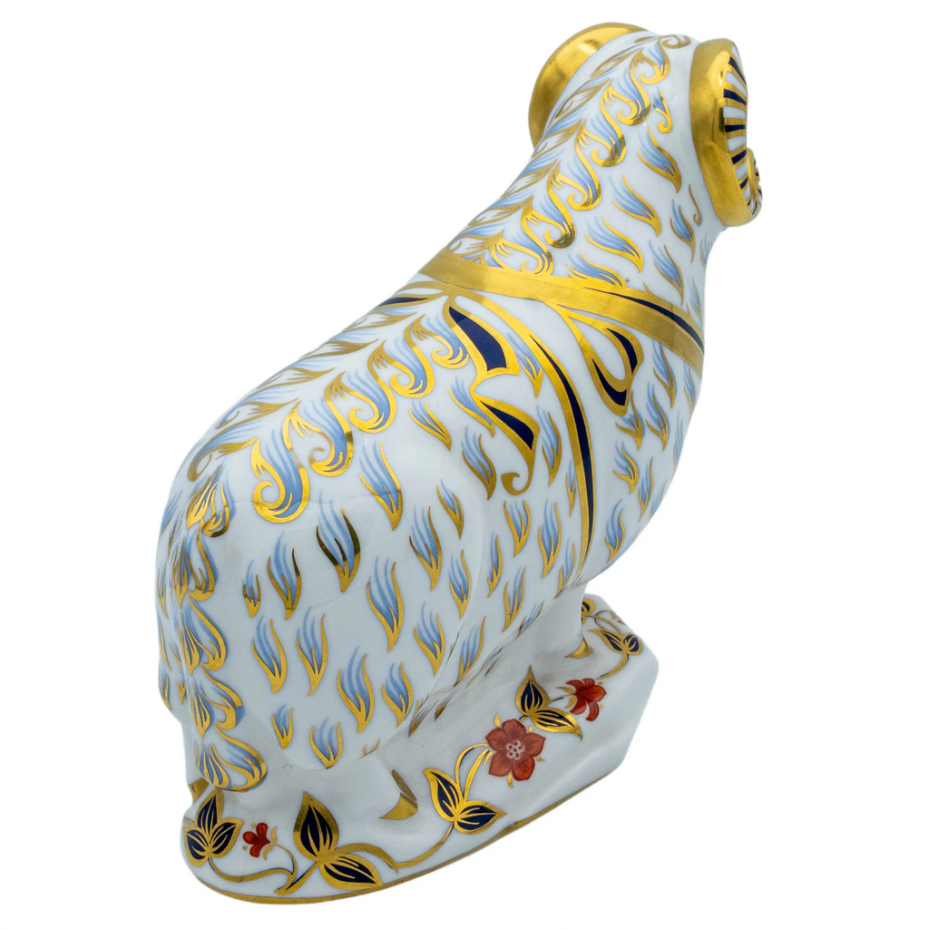 Royal Crown Derby Ram Paperweight Bone China Collectible