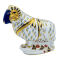 Royal Crown Derby Ram Paperweight Bone China Collectible