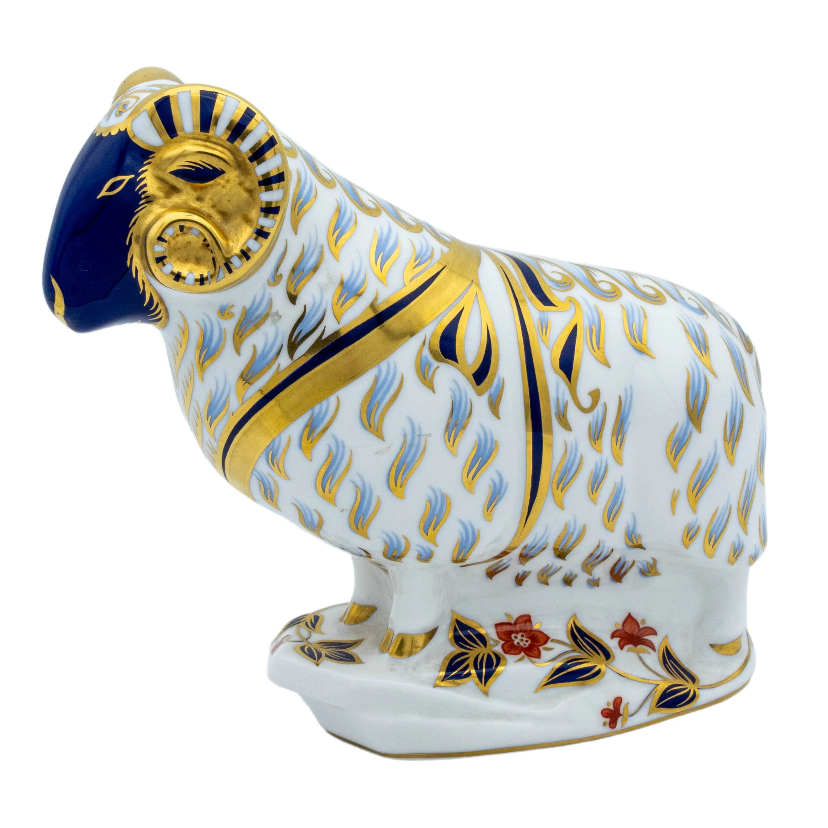 Royal Crown Derby Ram Paperweight Bone China Collectible