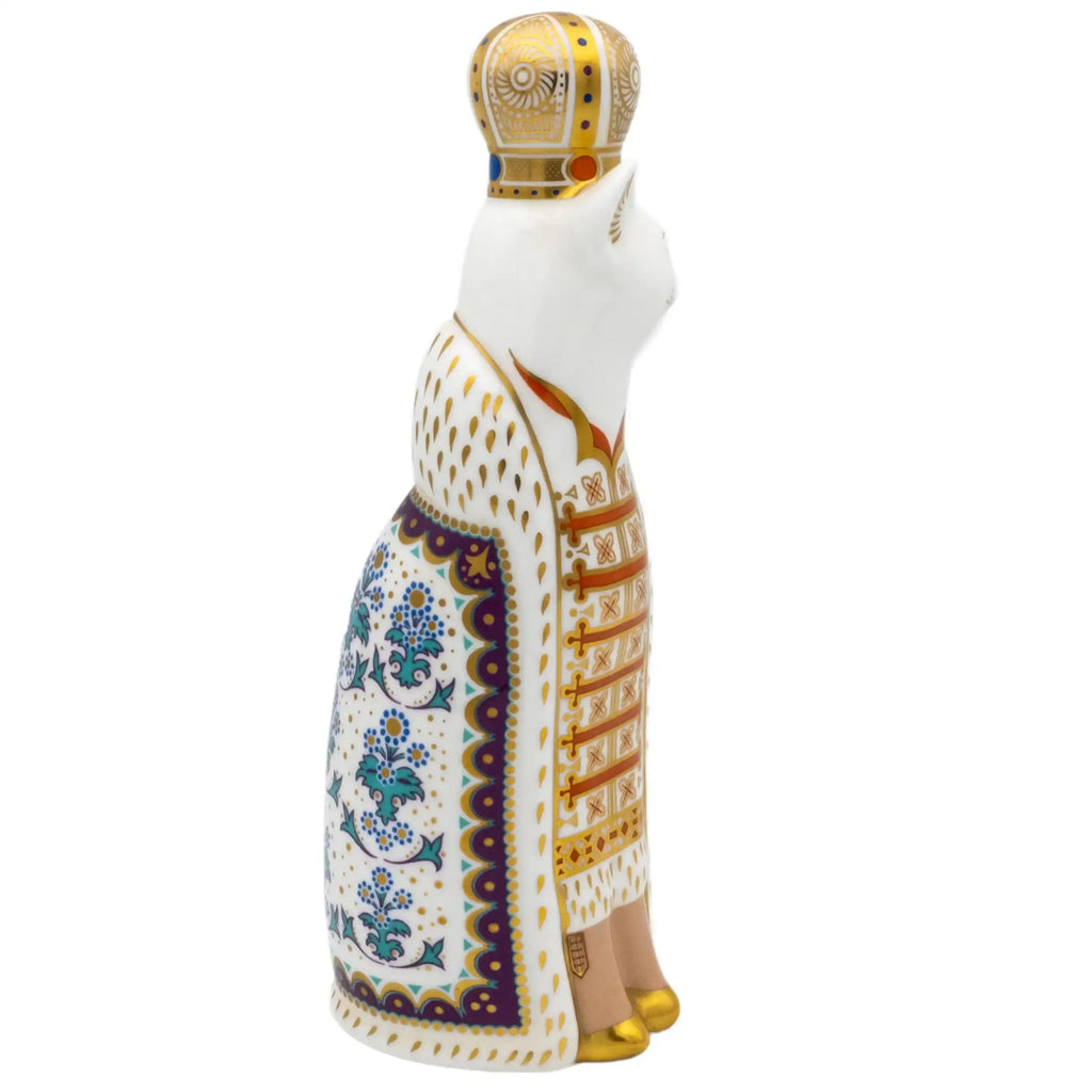 Royal Crown Derby Royal Cat Paperweight : Russian