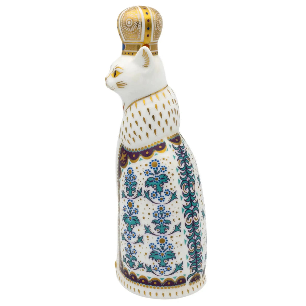 Royal Crown Derby Royal Cat Paperweight : Russian