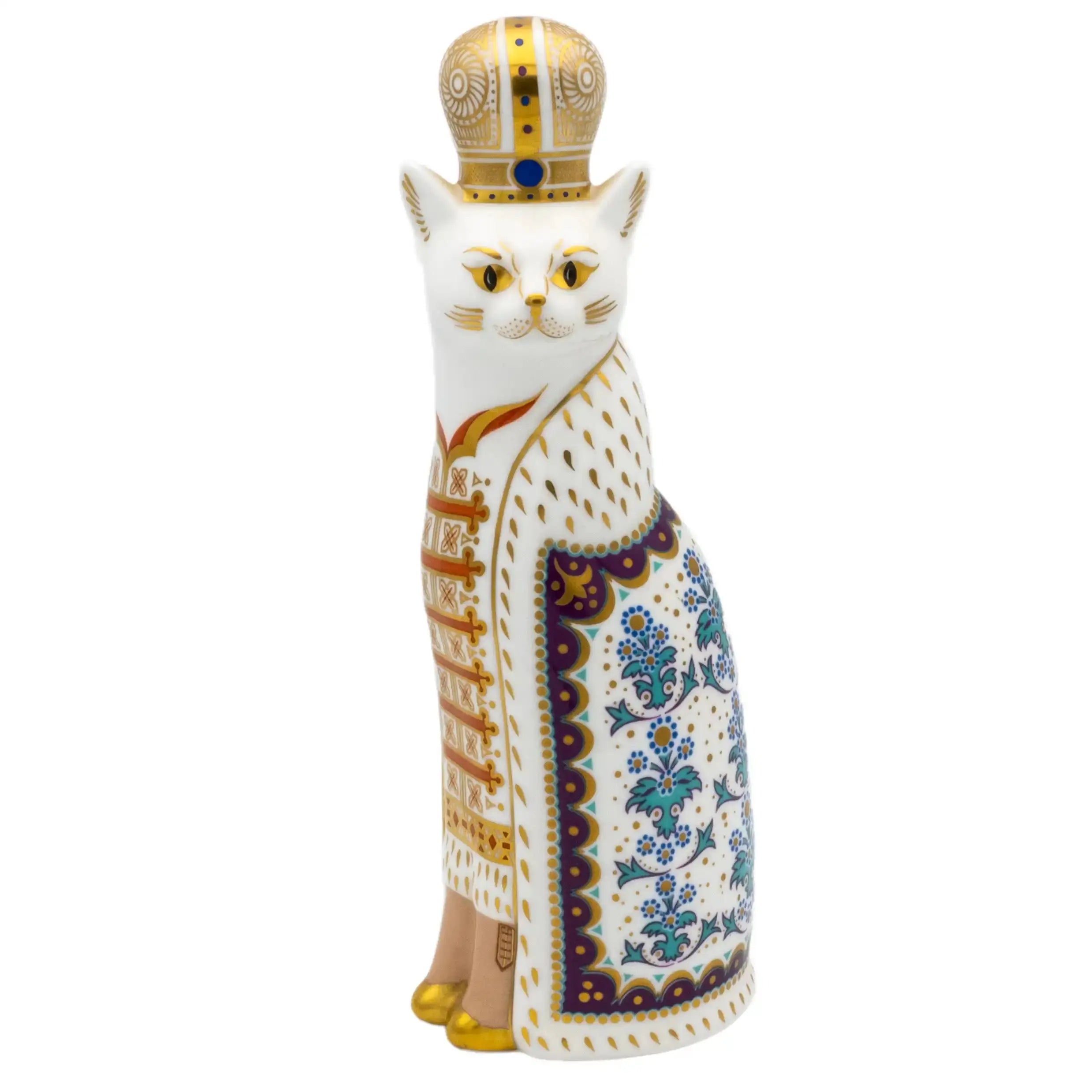 Royal Crown Derby Royal Cat Paperweight : Russian