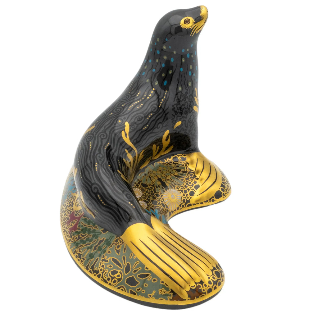 Royal Crown Derby Sealion Paperweight