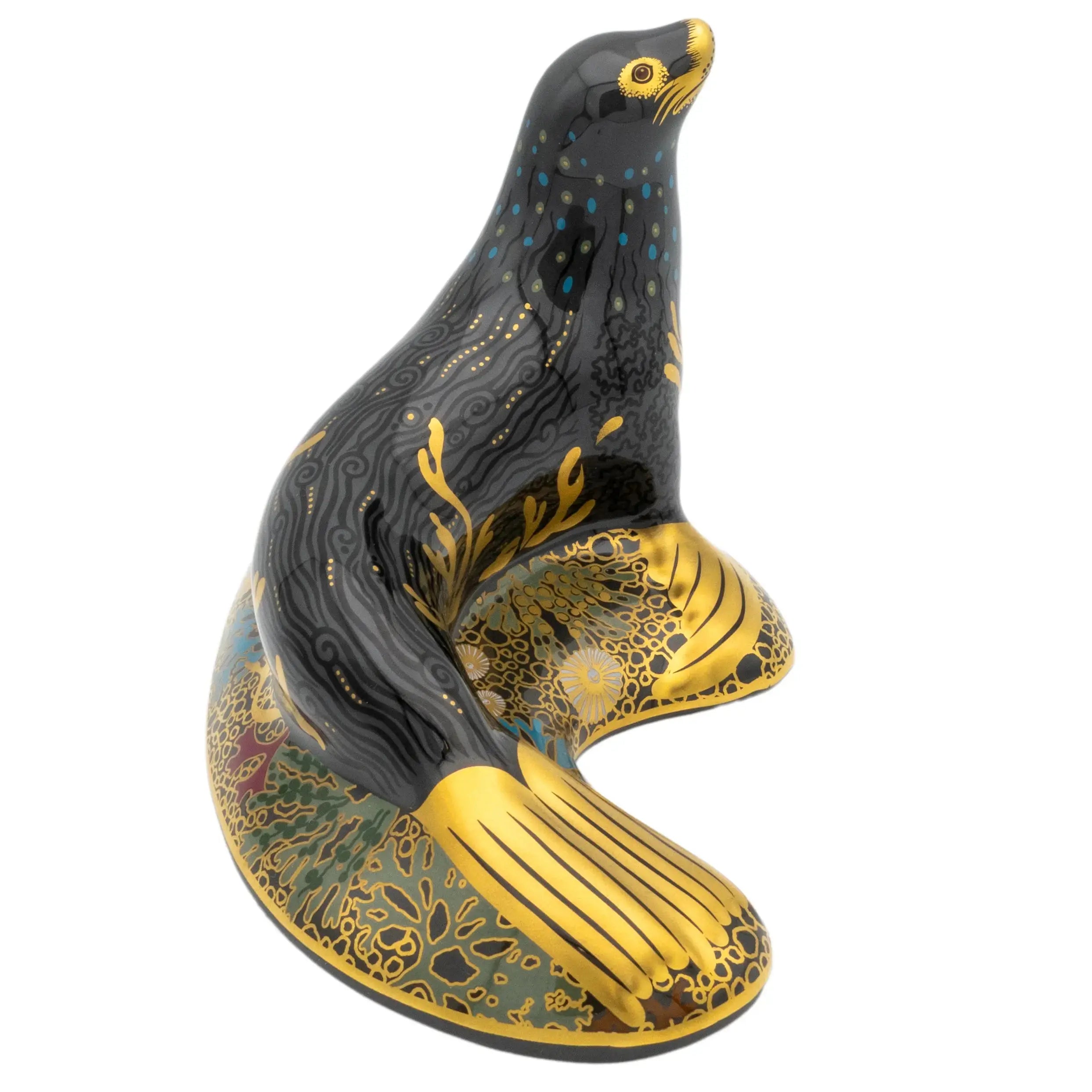 Royal Crown Derby Sealion Paperweight