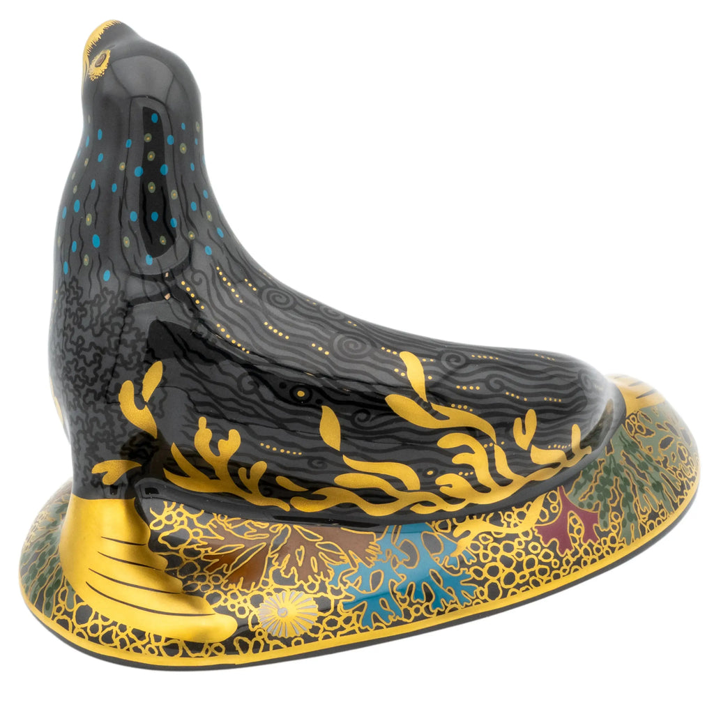 Royal Crown Derby Sealion Paperweight