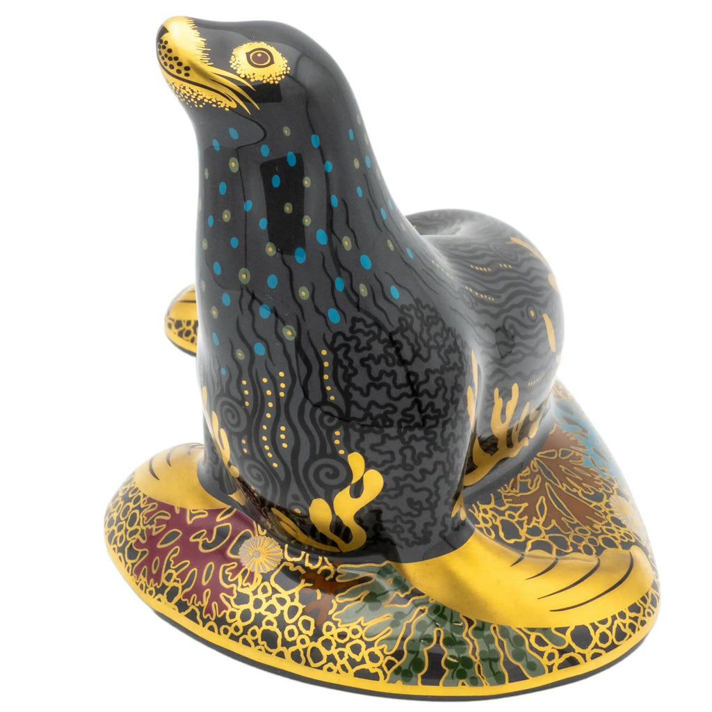 Royal Crown Derby Sealion Paperweight