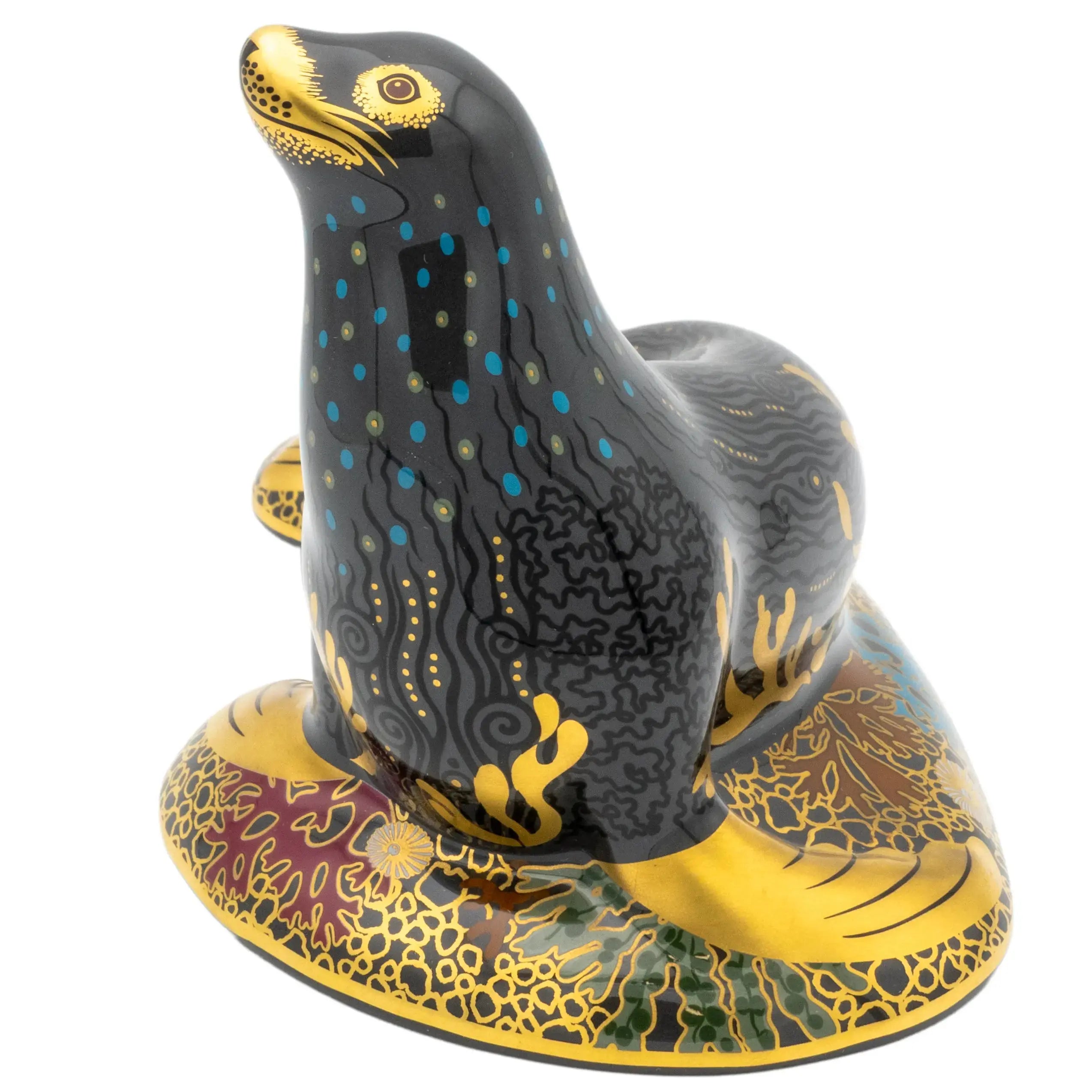Royal Crown Derby Sealion Paperweight