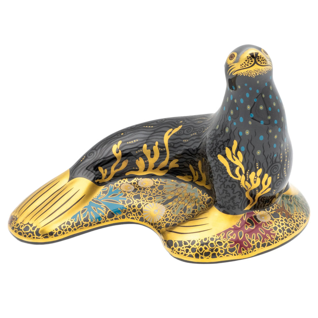 Royal Crown Derby Sealion Paperweight