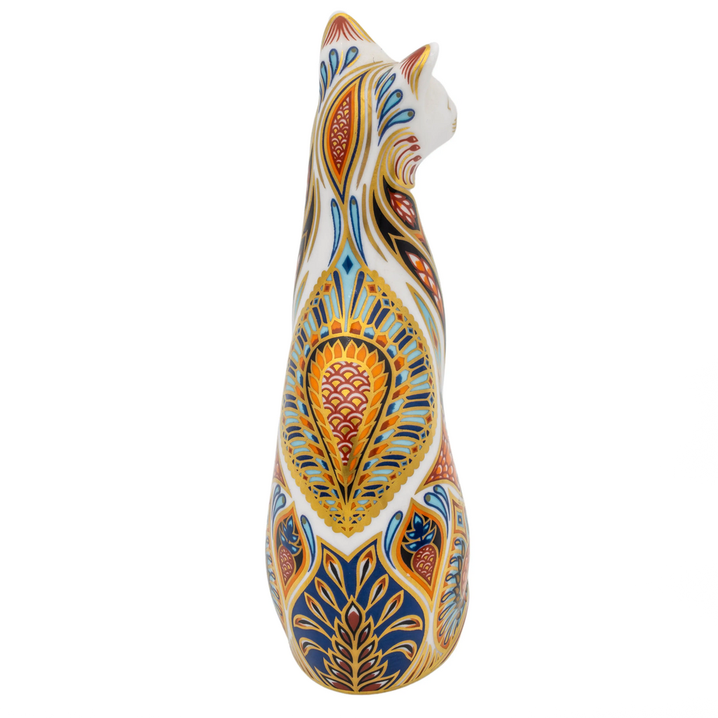 Royal Crown Derby Siamese Cat Paperweight Bone China
