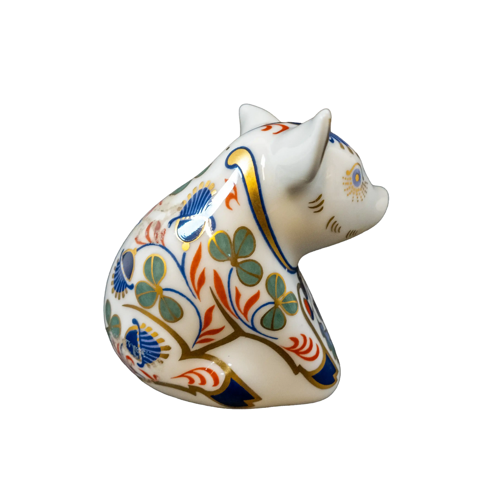 Royal Crown Derby Snuffle Piglet Paperweight