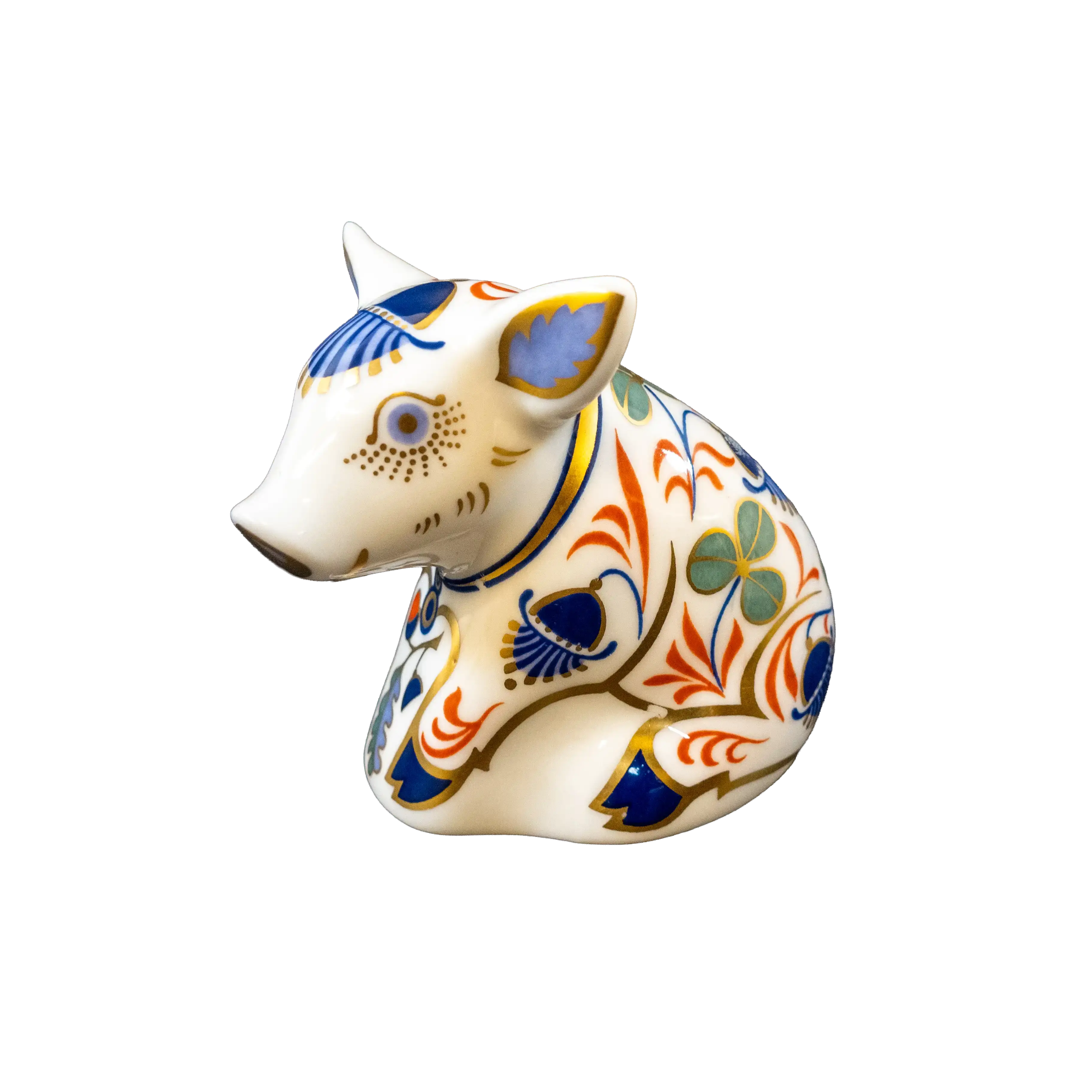Royal Crown Derby Snuffle Piglet Paperweight