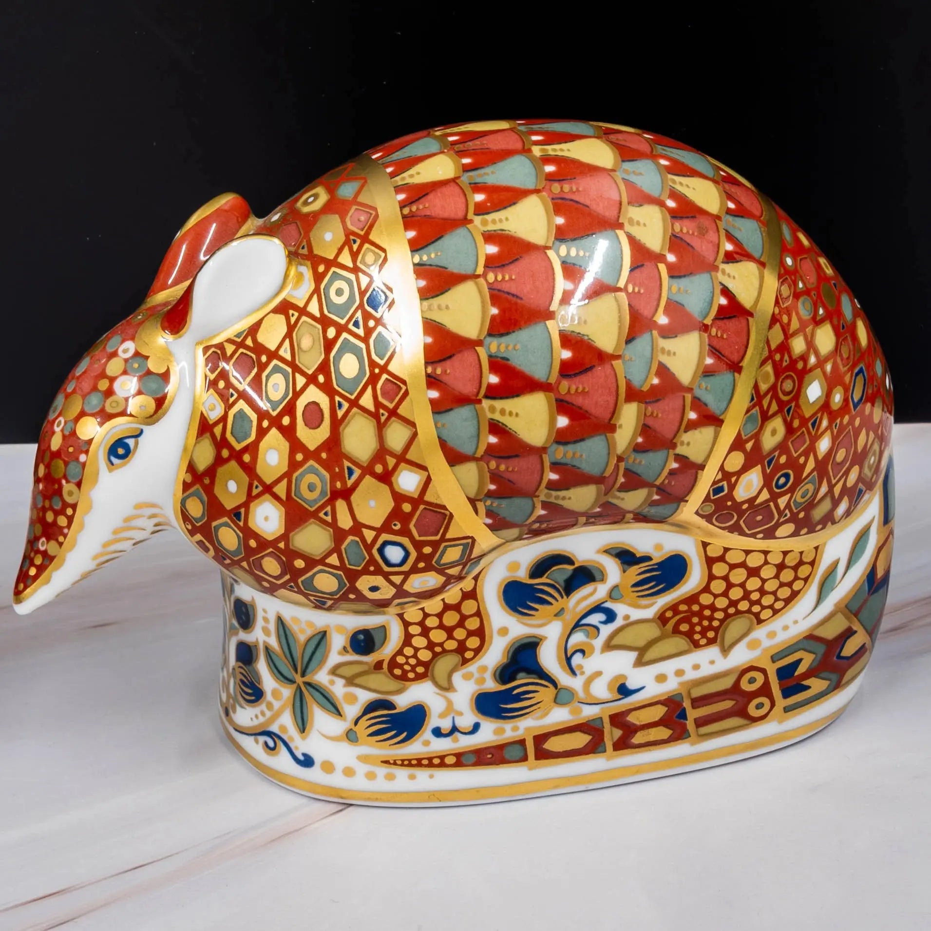 Royal Crown Derby Armadillo Paperweight Fine Bone China