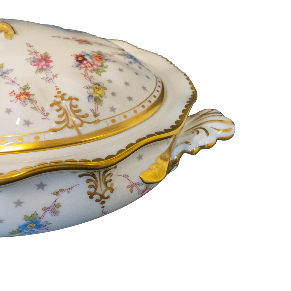 Royal Crown Derby Antoinette Covered Vegetable Dish