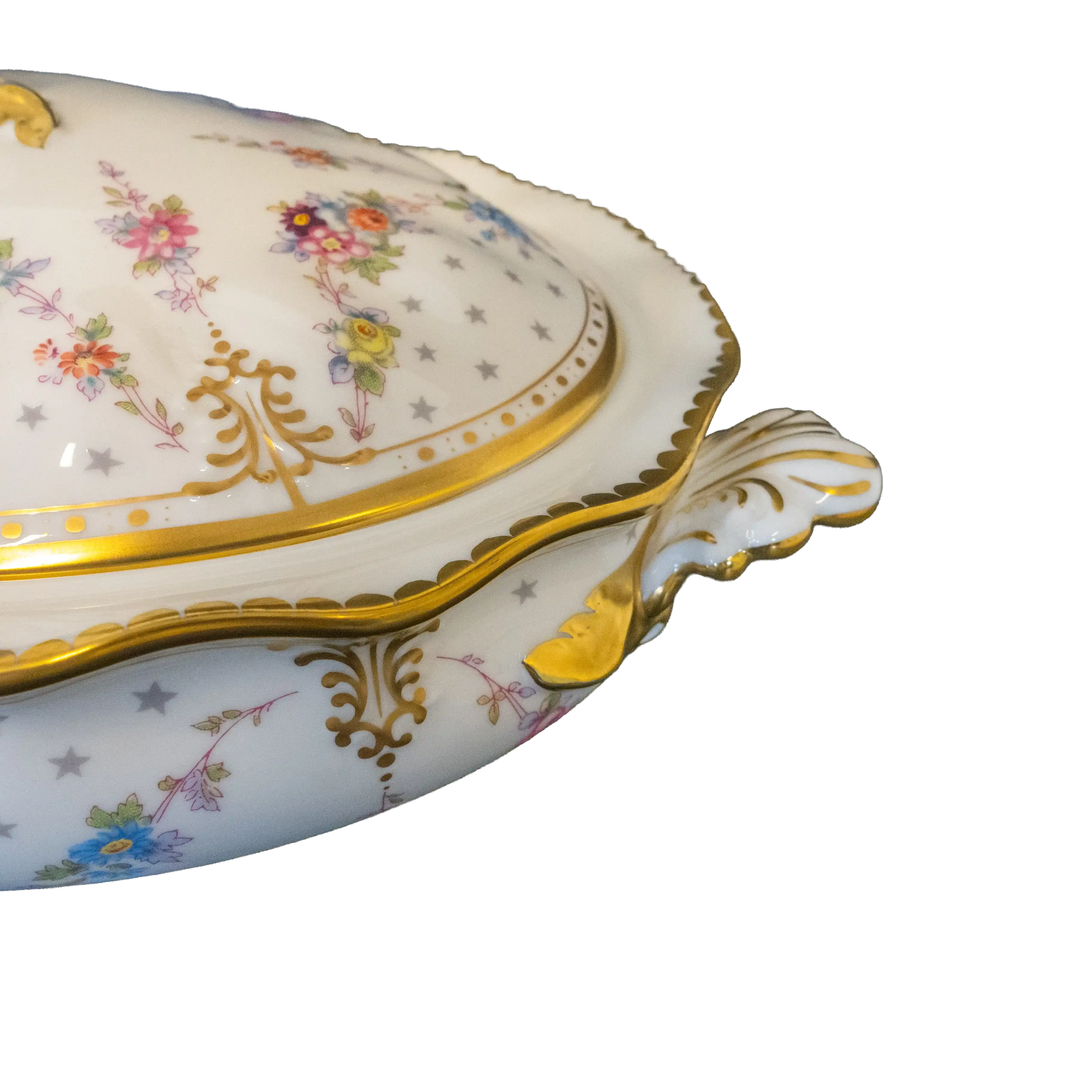 Royal Crown Derby Antoinette Covered Vegetable Dish