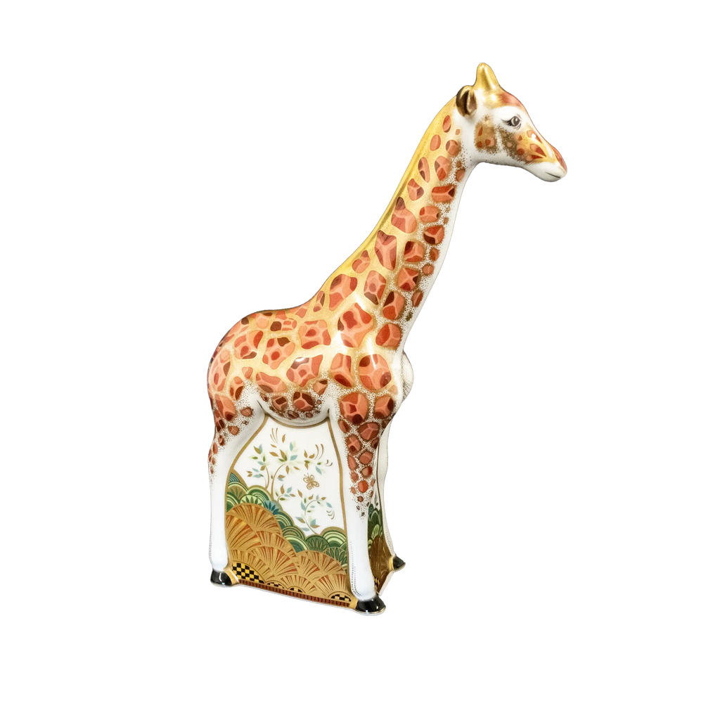 Royal Crown Derby Masai Giraffe Paperweight
