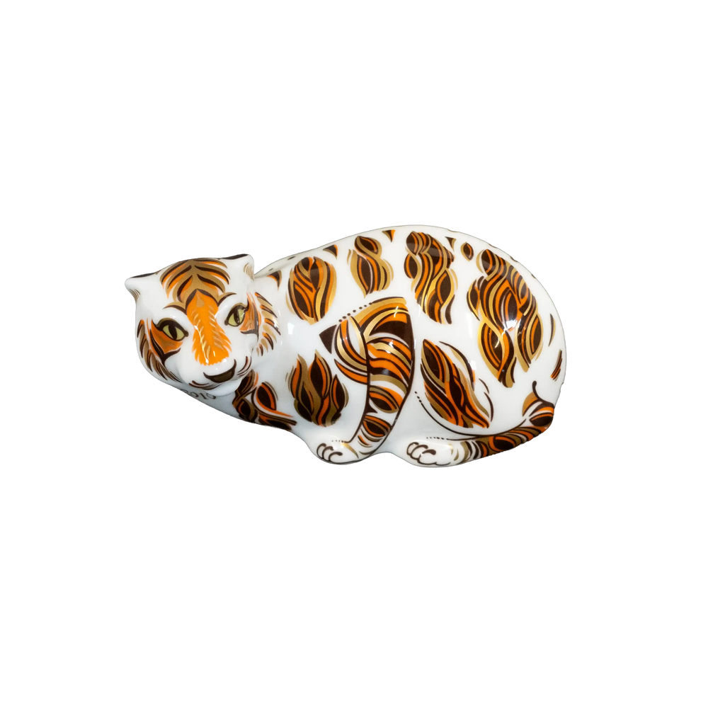 Royal Crown Derby New Year Tiger Paperweight