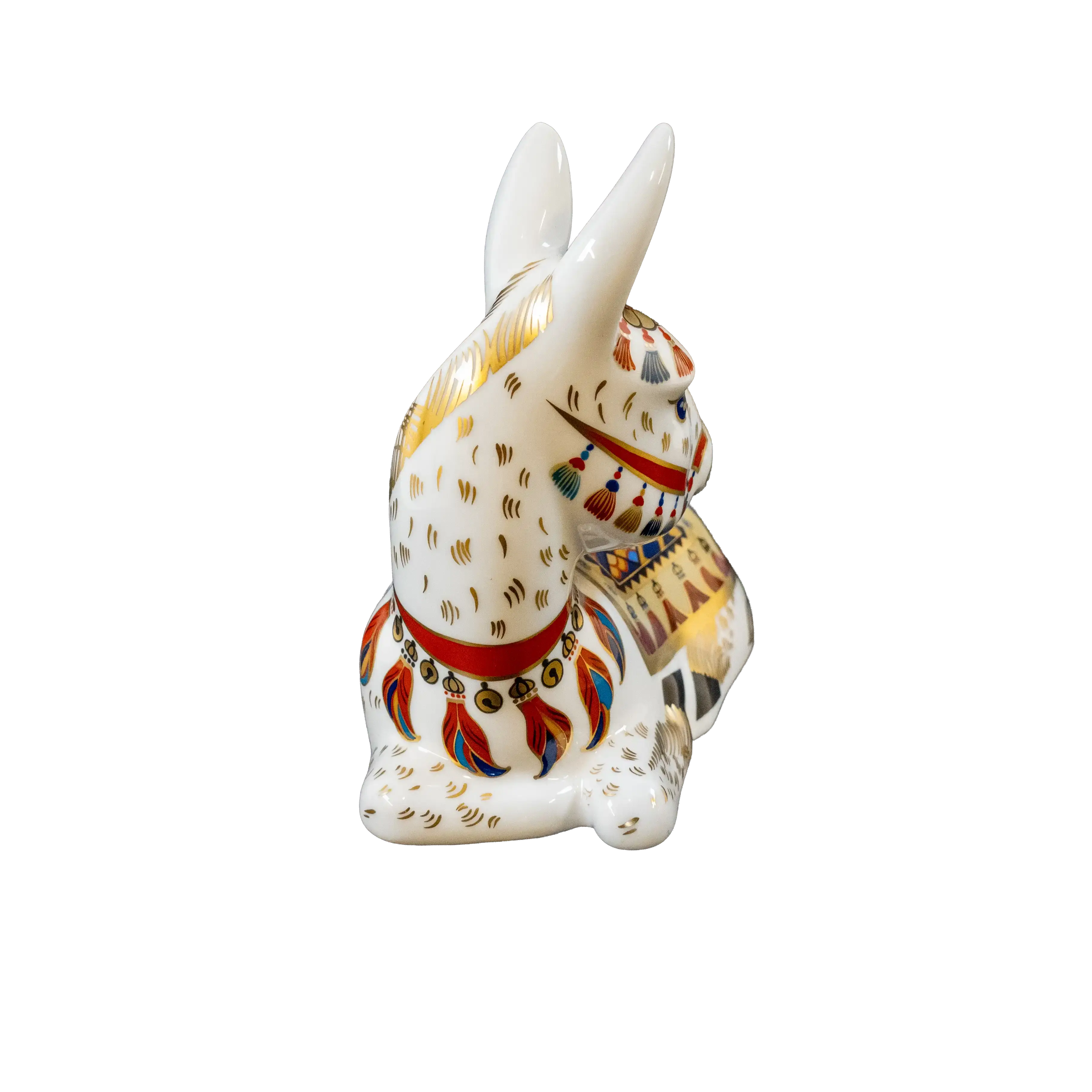 Royal Crown Derby Imari Thistle Donkey & Plate